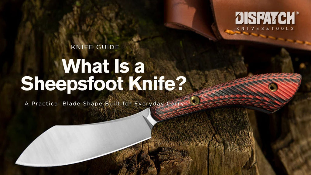 What Is a Sheepsfoot Knife? Uses, Benefits & Best EDC Options