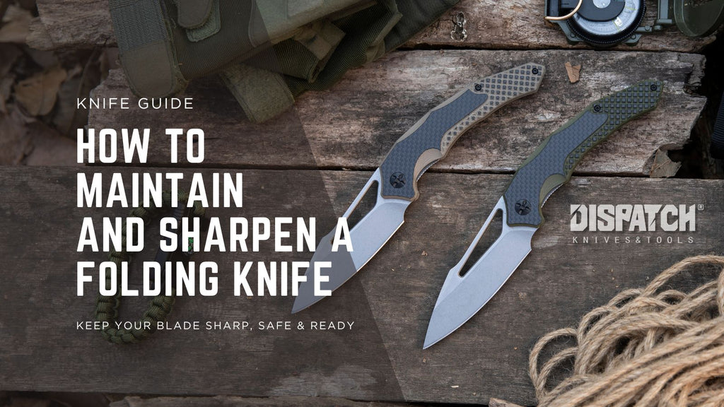 How to Maintain and Sharpen a Folding Knife (Complete EDC Guide)