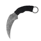 Fixed Blade Knife with Sheath Cord For Outdoor Camping, Hiking, Adventure