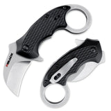 RBLACK Karambit Folding Knife with Liner Lock