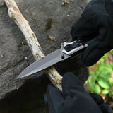 4.5" G10 Handle Multifunctional Folding Knife with Fire Starter