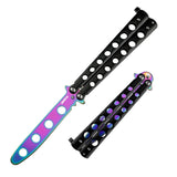 Practice Balisong Training Butterfly Knife Trainer Knife BLADE Tool Dull