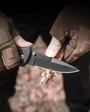 4 inch /4.8 Inch 8Cr13MoV Steel Drop Point Blade with G10 Handle