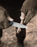 4 inch /4.8 Inch 8Cr13MoV Steel Drop Point Blade with G10 Handle