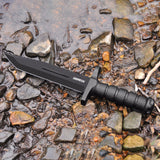 12.1" Survival Knife with Combat Fixed Blade and Kydex Sheath
