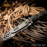 12" and 8" Survival Knives Set with ABS Sheath