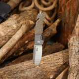 Sheepsfoot-Style Cleaver Folding Knife – 8Cr13MoV Blade with G10 Handle