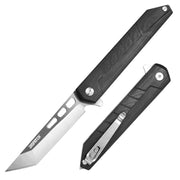 3.7” D2 Blade Pocket Knife with Liner Lock and G10 Handle