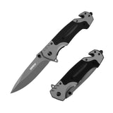 Multifunction EDC Folding Pocket Knife – G10 Handle, Liner Lock with Glass Breaker & Bottle Opener