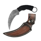 Fixed Blade Knife with Sheath Cord For Outdoor Camping, Hiking, Adventure