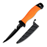 Fish Scale Fillet Knife – Stainless Steel Fishing Knife with Sheath