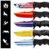 World Football 3-Piece Collector's Folding Pocket Knife Set – USA, Argentina & Spain