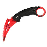Karambit Knife Fixed Blade with 3D Print