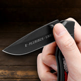 250th Anniversary Folding Knife Gift Set with Liner Lock (Black)