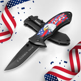 250th Anniversary Folding Knife Gift Set with Liner Lock (Black)