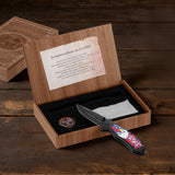 250th Anniversary Folding Knife Gift Set with Liner Lock (Black)