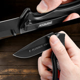 250th Anniversary Folding Knife Gift Set with Liner Lock (Black)