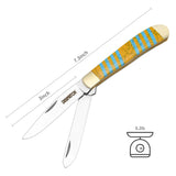 Stainless Steel Pocket Knife Folding Knife For Outdoor Camping Survival Hunting EDC Tool