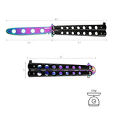 Practice Balisong Training Butterfly Knife Trainer Knife BLADE Tool Dull