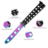 Practice Balisong Training Butterfly Knife Trainer Knife BLADE Tool Dull