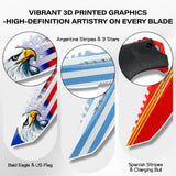 World Football 3-Piece Collector's Folding Pocket Knife Set – USA, Argentina & Spain