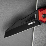 Light Weight Pocket Knife with Aluminium Ring Handle