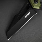 Light Weight Pocket Knife with Aluminium Ring Handle