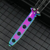 Practice Balisong Training Butterfly Knife Trainer Knife BLADE Tool Dull