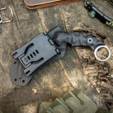 7” Full Tang Karambit Claw Tactical Knife with G10 Handle, K-Sheath