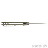 Crossbar Lock D2 Steel Drop Point Blade with G10 Handle Folding Knife