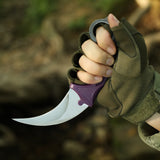 Affordable Cool Claw Blade Neck Knife CSGO with Sheath and Cord