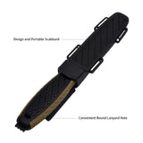 8.7" Double Edge Blade Dagger Fixed Blade Knives with Sheath