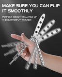 Practice Balisong Training Butterfly Knife Trainer Knife BLADE Tool Dull