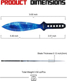 3-Piece Galaxy/Sky Pattern Throwing Knife / Kunai Knife with Nylon Sheath