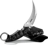 7” Full Tang Karambit Claw Tactical Knife with G10 Handle, K-Sheath