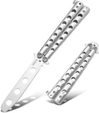 Practice Balisong Training Butterfly Knife Trainer Knife BLADE Tool Dull