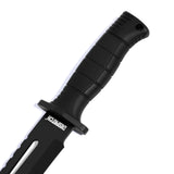 12"Outdoor Bowie Survival Hunting Fixed Blade Knife with Nylon Sheath