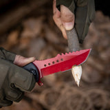 Colorful Folding Knife Serrated Blade with Safety Finger Grip Handle