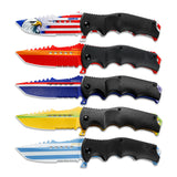 World Football 3-Piece Collector's Folding Pocket Knife Set – USA, Argentina & Spain