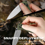 RBLACK UltraFlight 3.2" Drop Point S35VN EDC Folding Knife