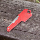 6-Piece Key-Shaped Folding Pocket Knife Set – Mini EDC Keychain Utility Knives for Everyday Carry