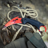 Karambit Knife Fixed Blade with 3D Print