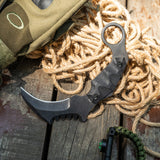 Unique Outdoor Survival Fixed Blade Claw Knife with Kydex Sheath