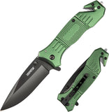 Multipurpose Folding Pocket Camping Knife with Rope Cutter & Glass Breaker