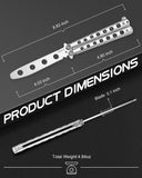 Practice Balisong Training Butterfly Knife Trainer Knife BLADE Tool Dull