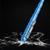 Tactical EDC Pen with Tungsten Steel Glass Breaker, Aluminum Body, Compatible with Parker Style Refills