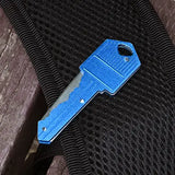6-Piece Key-Shaped Folding Pocket Knife Set – Mini EDC Keychain Utility Knives for Everyday Carry