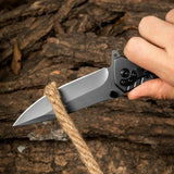 Multifunction EDC Folding Pocket Knife – G10 Handle, Liner Lock with Glass Breaker & Bottle Opener