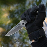 4.5" G10 Handle Multifunctional Folding Knife with Fire Starter