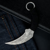 Fixed Blade Knife with Sheath Cord For Outdoor Camping, Hiking, Adventure